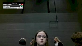 141 lbs Champ. Round 1 - Kolby Quint, Unattached vs Makaio Rogers, Wayland Baptist (Texas)