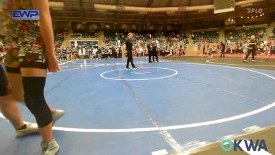 155 lbs Quarterfinal - Ceverette Cheek, Tulsa Blue T Panthers vs Noah Boulware, Broken Arrow Wrestling Club