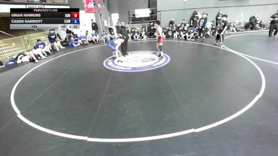 132 lbs Uriah Hawkins, SDIKWA - San Diego-Imperial Kids Wrestling Association vs Caden Garriott, LAWA - Los Angles Wrestling Association