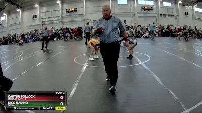 60 lbs Round 1 (10 Team) - Nico Baiano, SHWA vs Carter Pollock, Brawler Elite