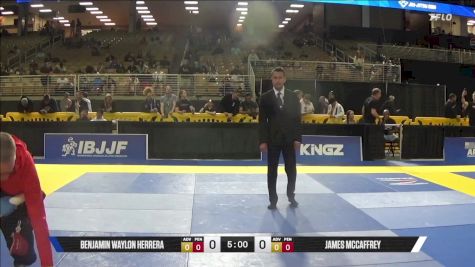 James McCaffrey vs Benjamin Waylon Herrera 2025 Pan Jiu Jitsu IBJJF Championship