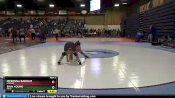 127 lbs Cons. Round 2 - Erin Young, Mead vs Mckenna Barham, Laramie