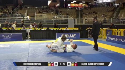 Dalton Barrie Roy Rodgers vs Eli Edison Thompson 2025 Pan Jiu Jitsu IBJJF Championship