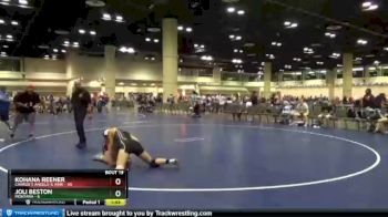 138 lbs Semis & Wb (16 Team) - Kohana Reener, Charlie`s Angels-IL Pink vs Joli Beston, Montana