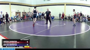 138 lbs Champ. Round 1 - Justice Thornton, Columbus North Wrestling Club vs Kolton Gilbreath, Royal Pride Wrestling Club