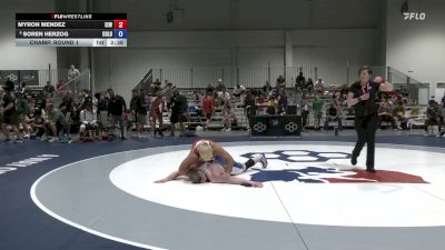 97 lbs Champ. Round 1 - Myron Mendez, Eagle Empire Wrestling vs Soren Herzog, Colorado