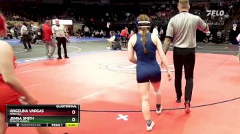 125 Class 2 lbs Quarterfinal - Angelina Vargas, Park Hill vs Jenna Smith, Francis Howell