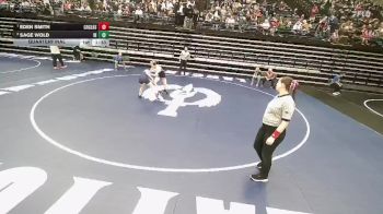 4A 100 lbs Quarterfinal - Eden Smith, Crimson Cliffs High vs Sage Wold, Dixie