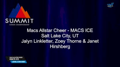 Macs Allstar Cheer - MACS ICE [2025 L4 U18 Coed Semis] 2025 The Summit