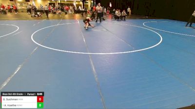 Boys 3rd-4th Grade - 71 Cons. Round 5 - Gavin Suchman, Moen Wrestling Academy vs Azekiel Koethe, Big Game Wrestling Club