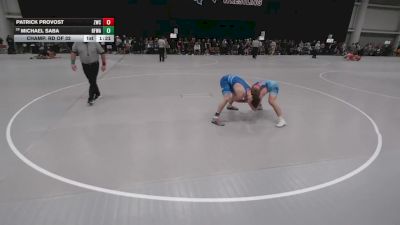 144 lbs Champ. Rd Of 32 - Patrick Provost, Zumwalt Wrestling Club vs Michael Saba, Black Fox Wrestling Academy