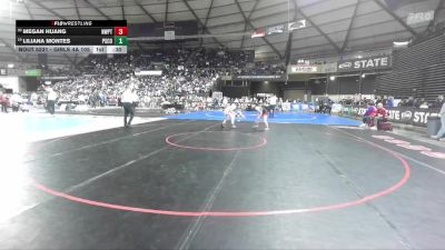 Girls 4A 105 lbs Cons. Round 1 - Megan Huang, Newport (Bellevue) (Girls) vs Liliana Montes, Pasco (Girls)