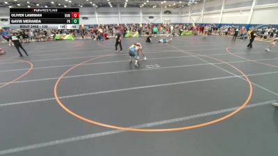 130 lbs 5th Place Match - Oliver Lamiman, Unattached vs Gavin Meranda, Unattached