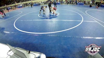 76 lbs Consi Of 8 #2 - Parker Branch, Amped Wrestling Club vs Kannon L Guillet, Poteau Youth Wrestling Academy