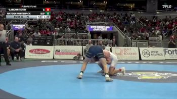 175 lbs Champ. Round 1 - Landon Terry, Tell City vs Hayden Whitenack, New Prairie