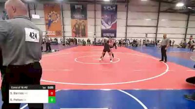 132 lbs Consi Of 16 #2 - Stefanie Barrios, MD vs Samantha Patton, GA