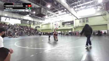157 lbs Cons. Round 2 - Christopher Dominguez, Torres vs Alan Hill, CARSON