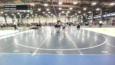 160 lbs Consi Of 32 #1 - Maciej Paszek, AL vs Peter Simkins, FL