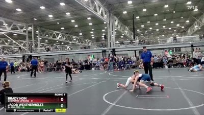 88 lbs Round 1 (4 Team) - Brady Hom, U2 Upstate Uprising vs Jacob Weatherholtz, 84 Athletes