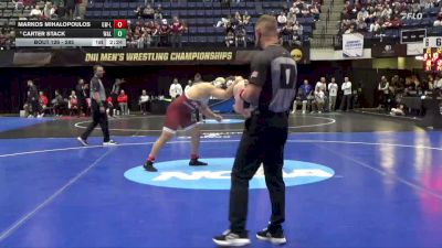 285 lbs Champ. Round 1 - Markos Mihalopoulos, Wis.-La Crosse vs Carter Stack, Wash. & Lee