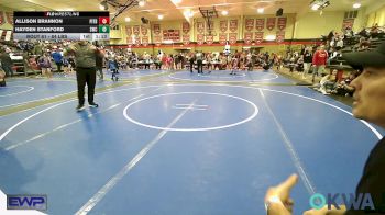 84 lbs Rr Rnd 5 - Allison Brannon, Pitbull Wrestling Academy vs Hayden Stanford, Salina Wrestling Club