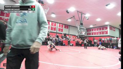 120 lbs Round Of 16 - Kebron Sanders, Tulsa Hale vs Xavier McCauley, Rogers High School Boys
