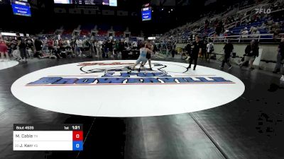 144 lbs Rnd Of 64 - Max Cable, TN vs Joshua Kerr, KS