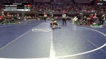 2A-126 lbs Champ. Round 2 - Matt Genobana, Centerville vs Slater Thomas, Eddyville-Blakesburg-Fremont