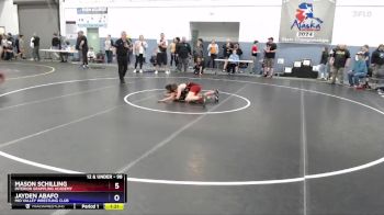 98 lbs 5th Place Match - Jayden Abafo, Mid Valley Wrestling Club vs Mason Schilling, Interior Grappling Academy