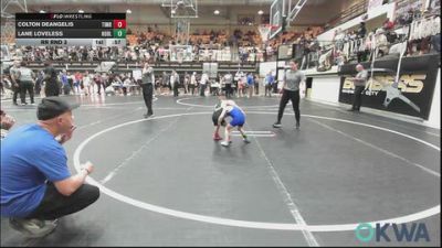 35 lbs Rr Rnd 3 - Colton DeAngelis, Timberwolves vs Lane Loveless, Noble Takedown Club