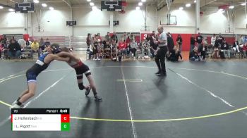 70 lbs Round 2 - Logan Pigott, Siouxland Wrestling Academy vs Jaxyn Hollenbach, Nebraska Boyz