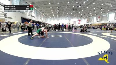 190 lbs Cons. Round 3 - Jerry LaPage, Malone Youth Wrestling Club vs Spencer Fox, Midlakes Youth Wrestling