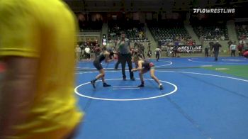 106 lbs Rr Rnd 1 - Ashlyn Masters, Pryor Tigers vs Kaylee Steagall, Broken Arrow Wrestling Club