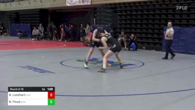 130 lbs Round Of 16 - Riley Lockhart, Shippensburg, PA vs Brooklynn Floyd, New Egypt, NJ