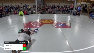 Consi Of 8 #1 - Logan Riley, Wayland vs Ryker Rex, Slatington