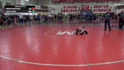 50 lbs Quarterfinal - Nalu Sylva, Black Hills Wrestling Academy vs Mark Stoltzfus, Northshore