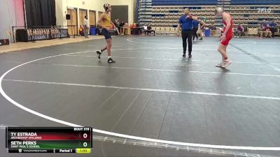 126 lbs Cons. Round 4 - Seth Perks, Saint Paul`s School vs Ty Estrada, Archbishop Spalding