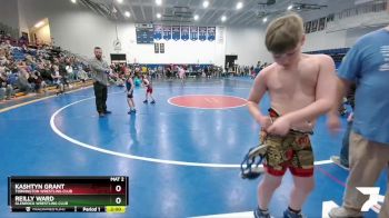 43 lbs Round 3 - Kashtyn Grant, Torrington Wrestling Club vs Reilly Ward, Glenrock Wrestling Club