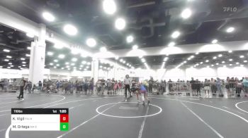 116 lbs Quarterfinal - Kiley Vigil, Palmer Divide vs Mia Ortega, NM Beast