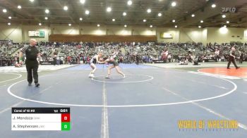 115 lbs Consi Of 16 #2 - Jocelynn Mendoza, Daniel Cormier Wrestling Academy vs Andelynn Stephensen, JWC