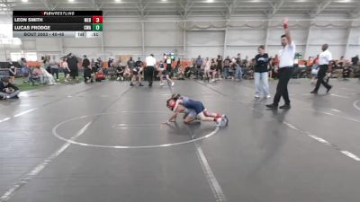 40-48 lbs Round 1 - Lucas Frodge, Contenders Wrestling Academy vs Leon Smith, Medina