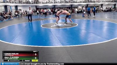 Silver 197 lbs Cons. Round 3 - Paul Claussen, Joliet Junior College vs Conor Phelan, Augustana (IL)