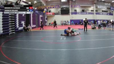 207 lbs Quarterfinal - Brooklyn Jackman, William Woods vs Sherlyn Solano, Unattached