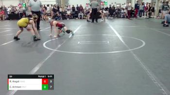 84 lbs Round 4 (8 Team) - Rowdy Angst, Team Missouri vs Chad Artman, Terps Xtreme