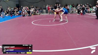 155 lbs Round 3 - Lindsey Shipp, WA vs Dylan Hoxit, WA