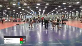 195 lbs Prelims - Mason Diemert, OMP White vs Dartanyon DeLillo, Lion's Den Wrestling Club HS