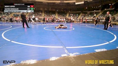 70 lbs 3rd Place - Moxx Lopez, Proving Grounds Wrestling vs Jaxtin Gonzales, Steel City Reloaded