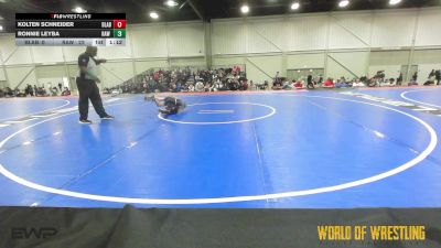 52 lbs Rr Rnd 4 - Kolten Schneider, Beef Lab 9U vs Ronnie Leyba, RAW Wrestling Club 9U