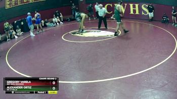 174 lbs Champ. Round 2 - Gregory Varela, Bay Area Dragons vs Alexander Ortiz, De La Salle