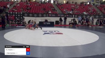 85 kg 3rd Place - Kendahl Hoare, M2 Training Center vs Isaac Barrientos, Izzy Style Wrestling